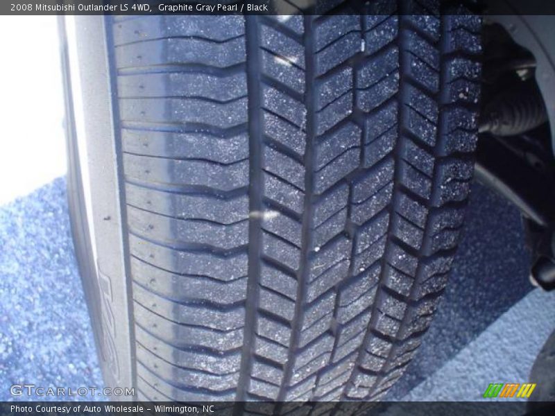 Graphite Gray Pearl / Black 2008 Mitsubishi Outlander LS 4WD