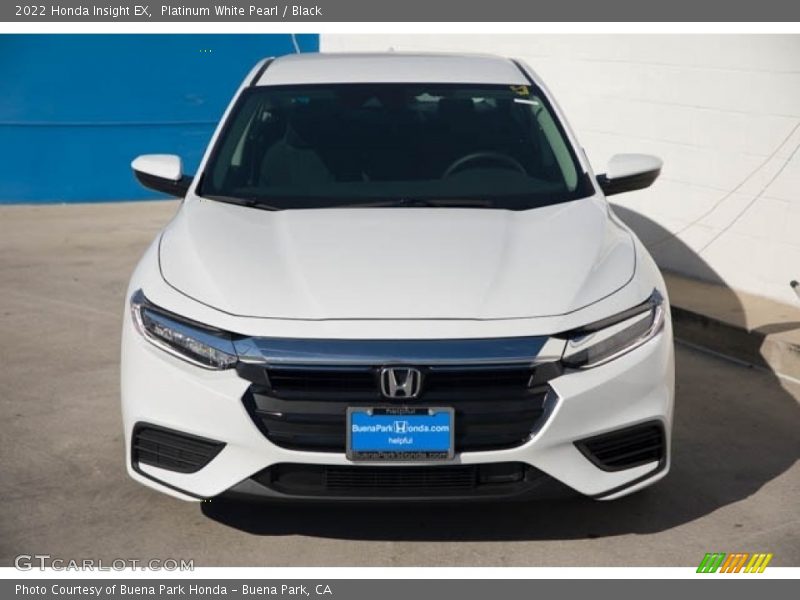 Platinum White Pearl / Black 2022 Honda Insight EX