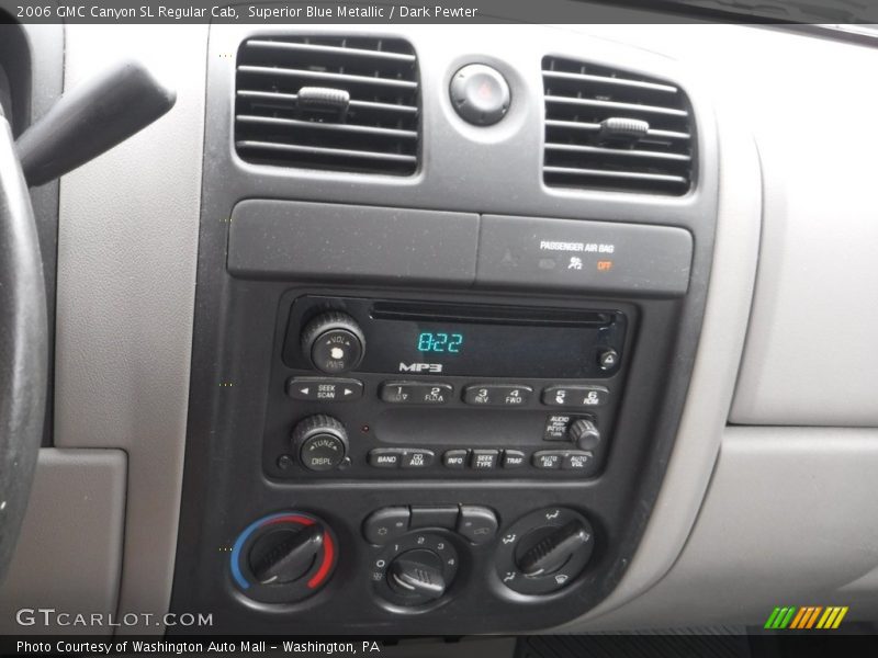 Superior Blue Metallic / Dark Pewter 2006 GMC Canyon SL Regular Cab