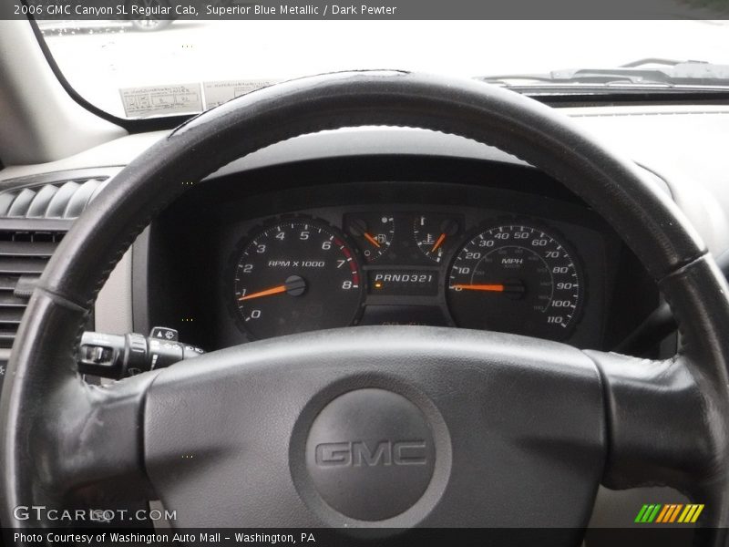 Superior Blue Metallic / Dark Pewter 2006 GMC Canyon SL Regular Cab