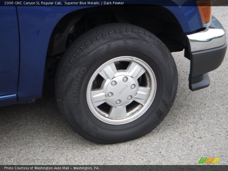 Superior Blue Metallic / Dark Pewter 2006 GMC Canyon SL Regular Cab