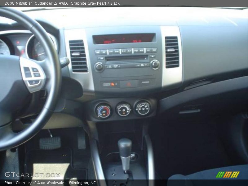 Graphite Gray Pearl / Black 2008 Mitsubishi Outlander LS 4WD