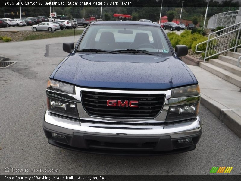 Superior Blue Metallic / Dark Pewter 2006 GMC Canyon SL Regular Cab
