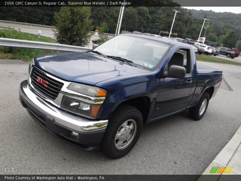 Superior Blue Metallic / Dark Pewter 2006 GMC Canyon SL Regular Cab