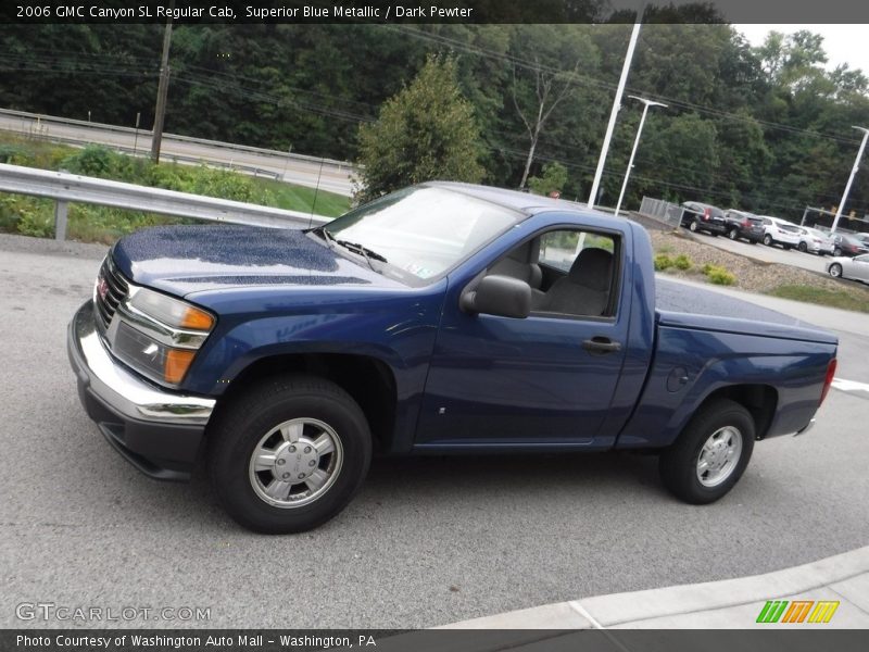 Superior Blue Metallic / Dark Pewter 2006 GMC Canyon SL Regular Cab