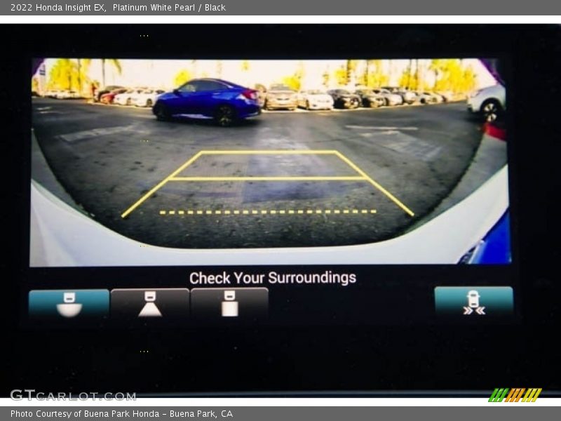 Platinum White Pearl / Black 2022 Honda Insight EX