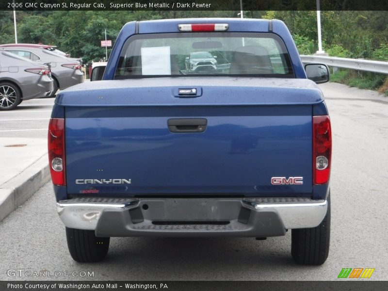 Superior Blue Metallic / Dark Pewter 2006 GMC Canyon SL Regular Cab