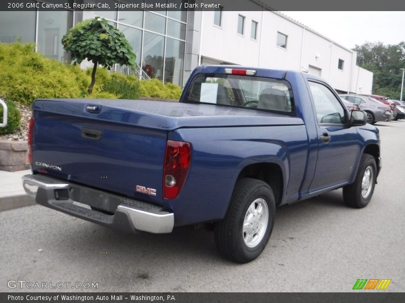 Superior Blue Metallic / Dark Pewter 2006 GMC Canyon SL Regular Cab