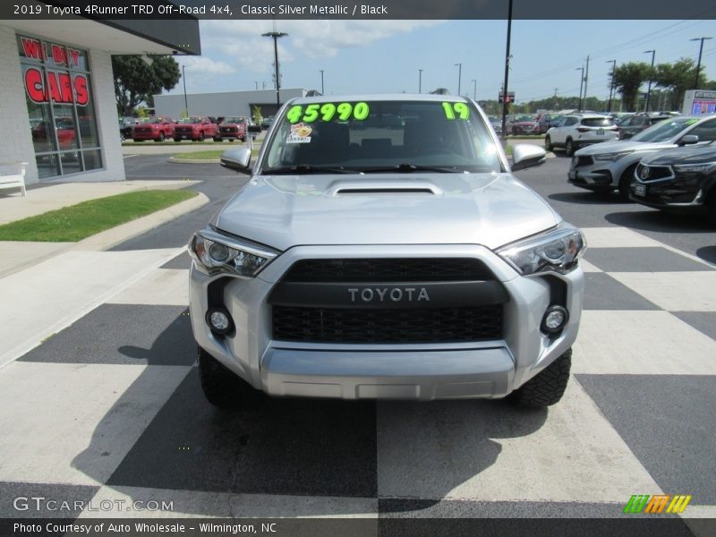 Classic Silver Metallic / Black 2019 Toyota 4Runner TRD Off-Road 4x4
