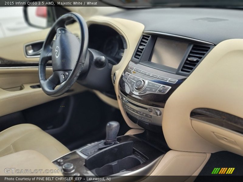 Majestic White / Wheat 2015 Infiniti QX60 3.5 AWD