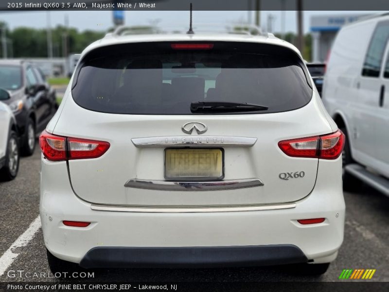 Majestic White / Wheat 2015 Infiniti QX60 3.5 AWD