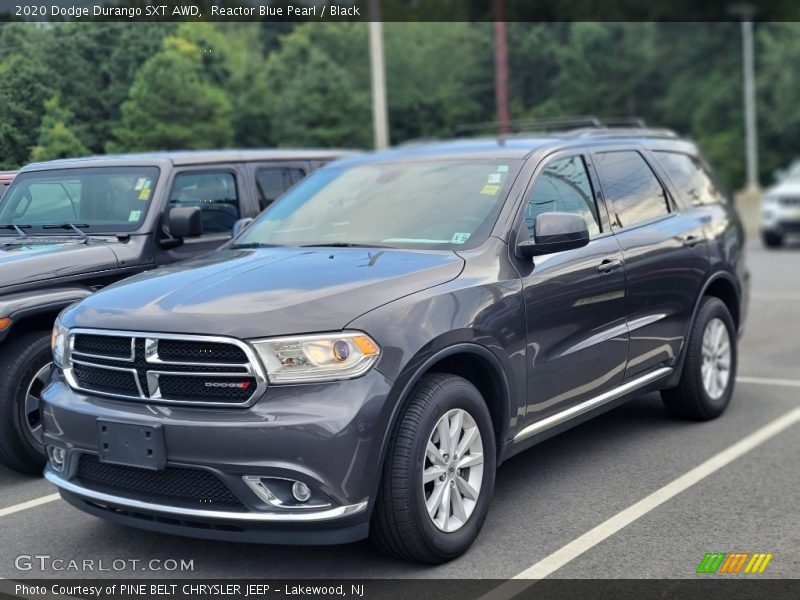 Reactor Blue Pearl / Black 2020 Dodge Durango SXT AWD