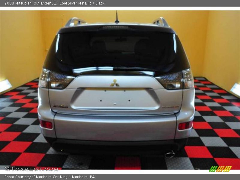 Cool Silver Metallic / Black 2008 Mitsubishi Outlander SE