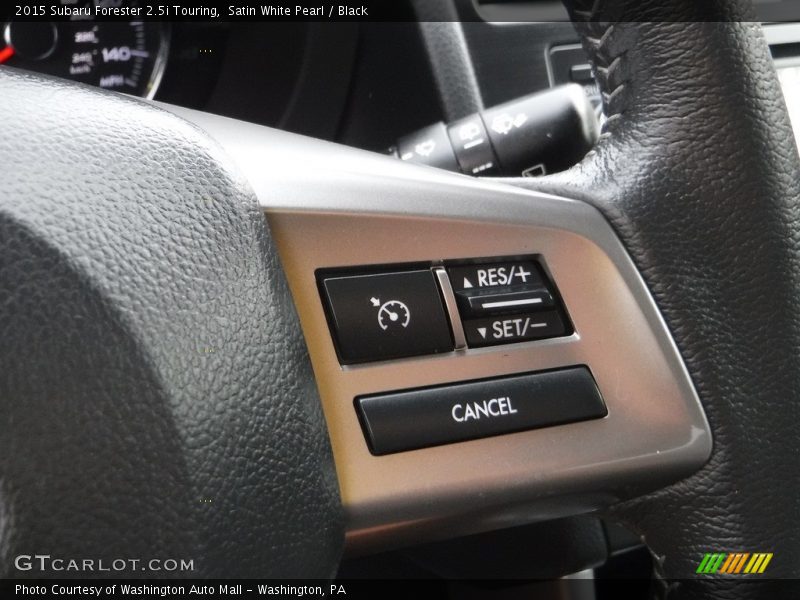 Satin White Pearl / Black 2015 Subaru Forester 2.5i Touring