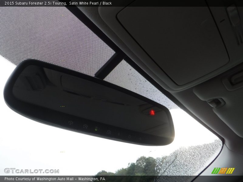 Satin White Pearl / Black 2015 Subaru Forester 2.5i Touring