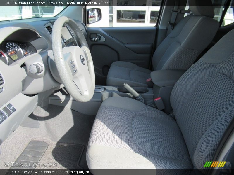 Arctic Blue Metallic / Steel 2020 Nissan Frontier SV Crew Cab