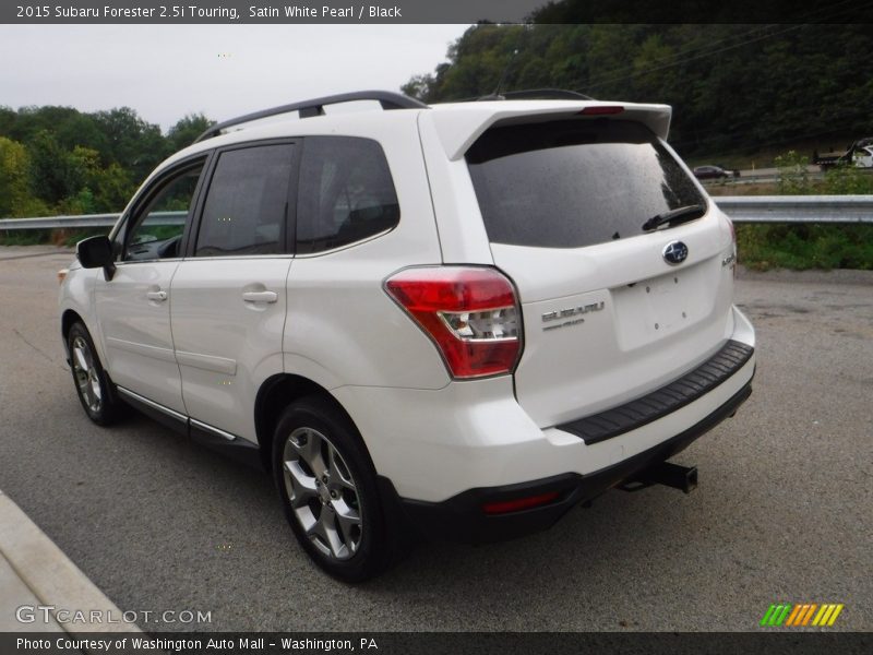 Satin White Pearl / Black 2015 Subaru Forester 2.5i Touring