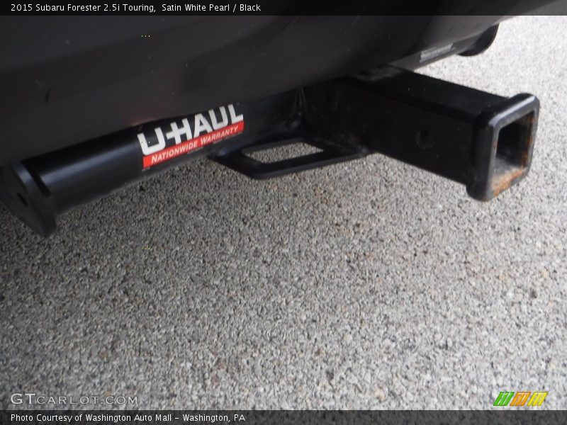 Satin White Pearl / Black 2015 Subaru Forester 2.5i Touring