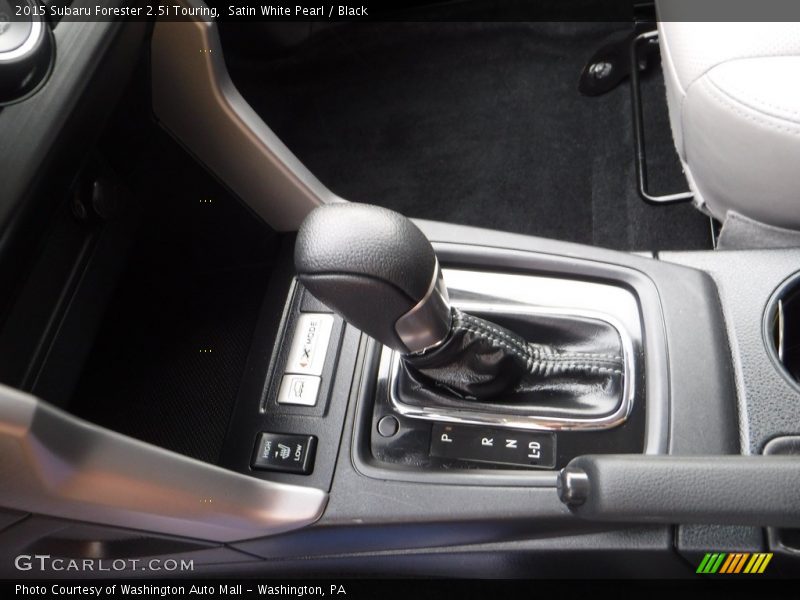 Satin White Pearl / Black 2015 Subaru Forester 2.5i Touring