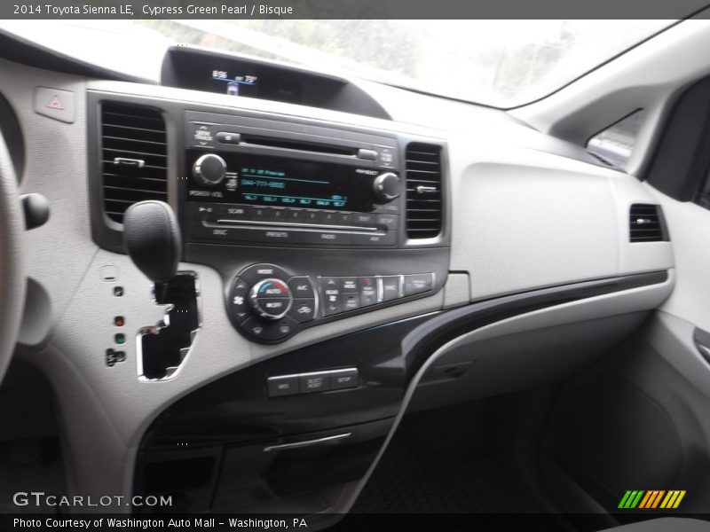 Cypress Green Pearl / Bisque 2014 Toyota Sienna LE