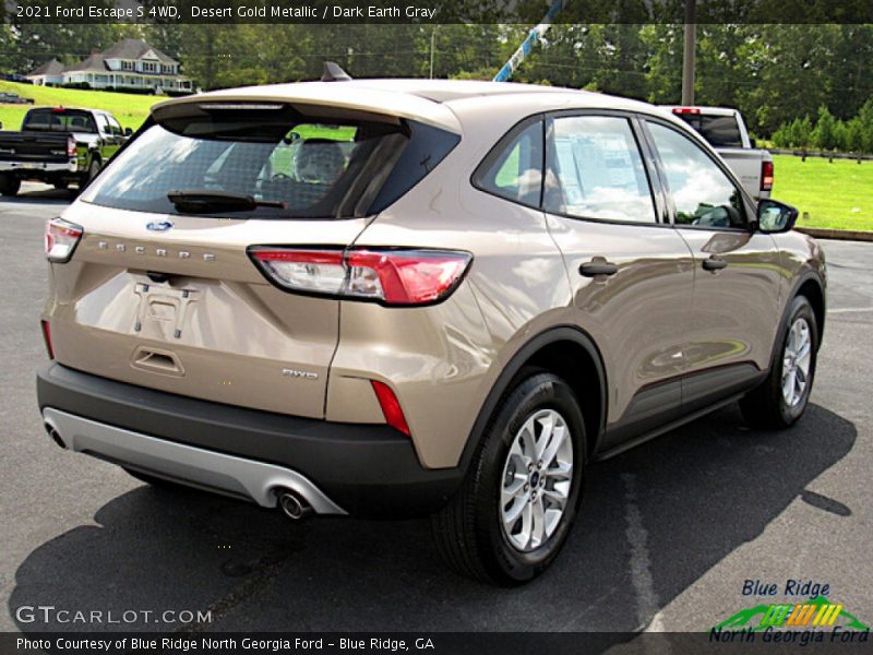 Desert Gold Metallic / Dark Earth Gray 2021 Ford Escape S 4WD