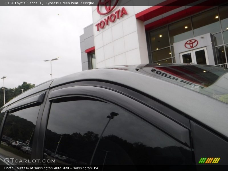 Cypress Green Pearl / Bisque 2014 Toyota Sienna LE