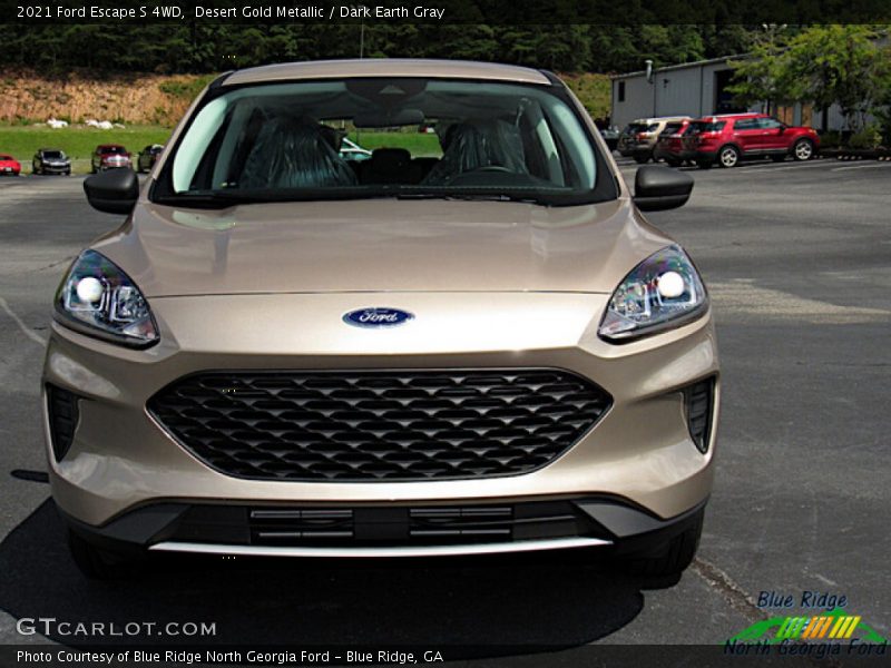 Desert Gold Metallic / Dark Earth Gray 2021 Ford Escape S 4WD