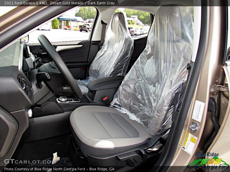 Desert Gold Metallic / Dark Earth Gray 2021 Ford Escape S 4WD