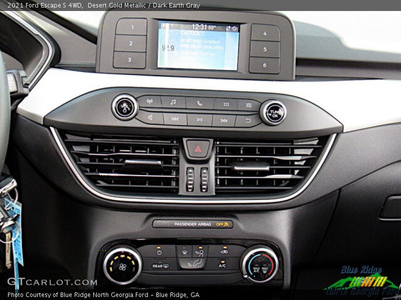 Controls of 2021 Escape S 4WD