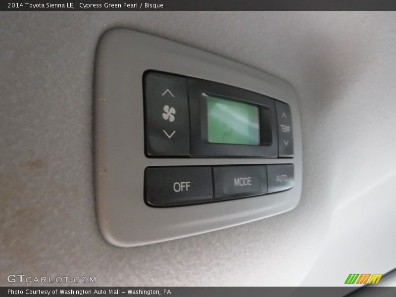 Cypress Green Pearl / Bisque 2014 Toyota Sienna LE