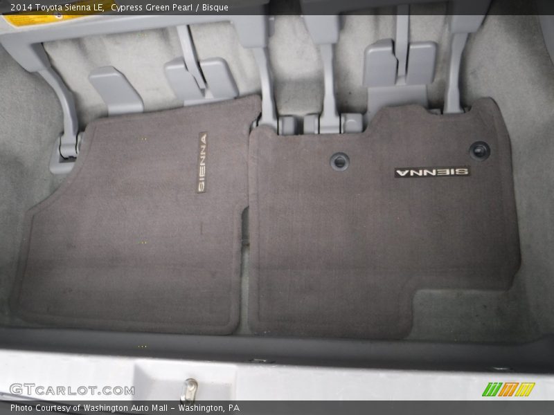 Cypress Green Pearl / Bisque 2014 Toyota Sienna LE