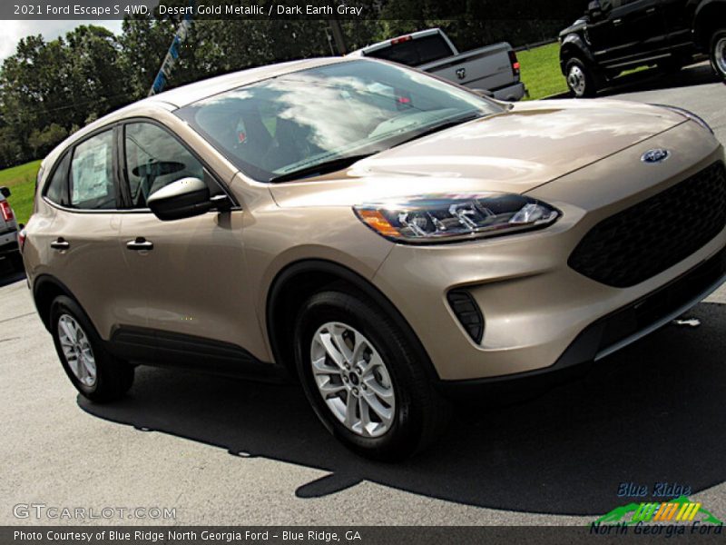 Desert Gold Metallic / Dark Earth Gray 2021 Ford Escape S 4WD