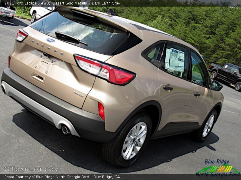Desert Gold Metallic / Dark Earth Gray 2021 Ford Escape S 4WD