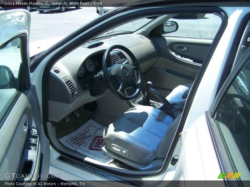 Icelandic White Pearl / Frost 2001 Nissan Maxima SE