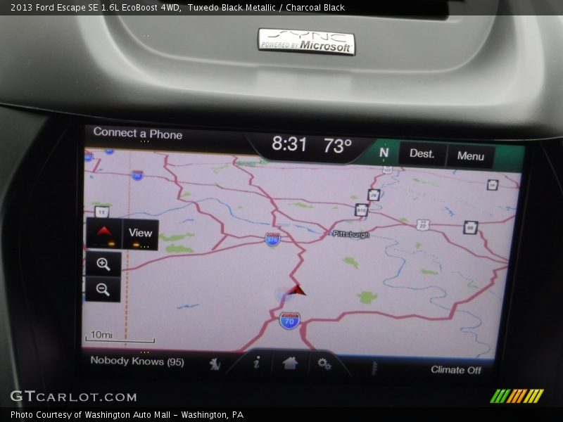Tuxedo Black Metallic / Charcoal Black 2013 Ford Escape SE 1.6L EcoBoost 4WD