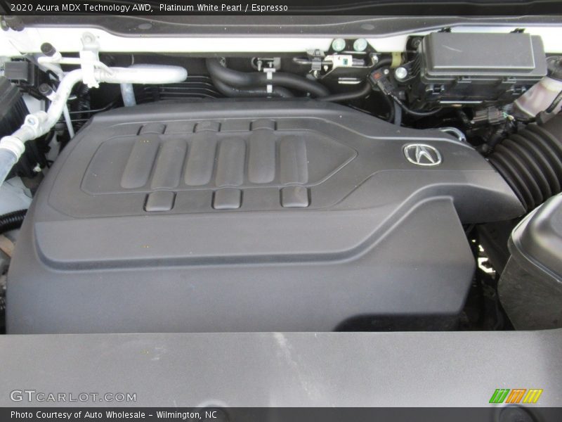 Platinum White Pearl / Espresso 2020 Acura MDX Technology AWD