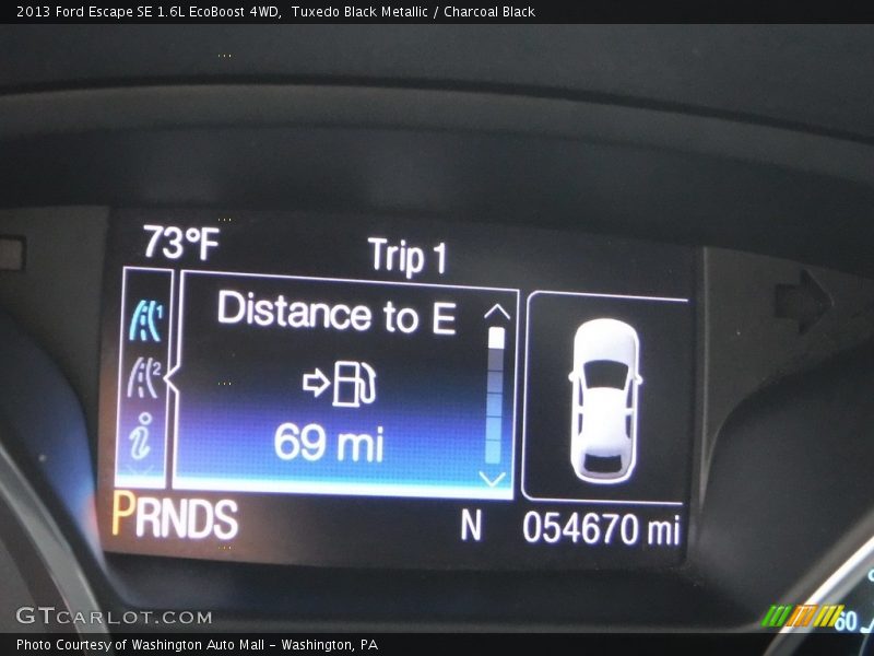 Tuxedo Black Metallic / Charcoal Black 2013 Ford Escape SE 1.6L EcoBoost 4WD