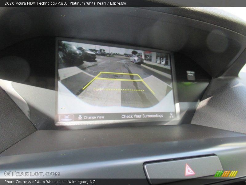 Platinum White Pearl / Espresso 2020 Acura MDX Technology AWD