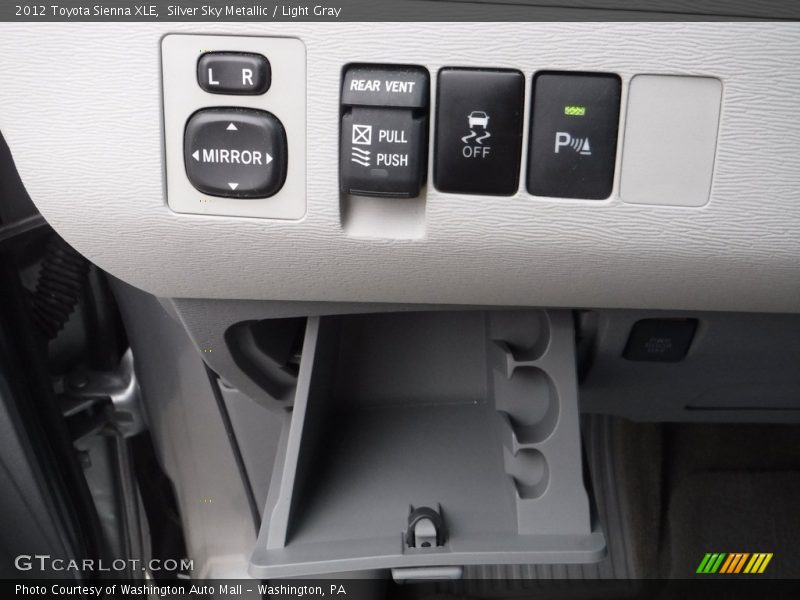 Silver Sky Metallic / Light Gray 2012 Toyota Sienna XLE