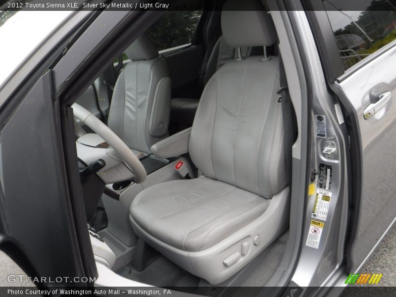 Silver Sky Metallic / Light Gray 2012 Toyota Sienna XLE