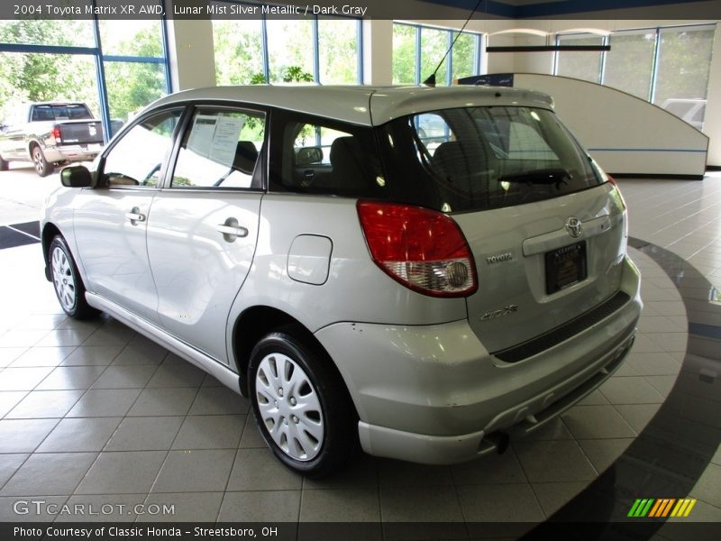  2004 Matrix XR AWD Lunar Mist Silver Metallic