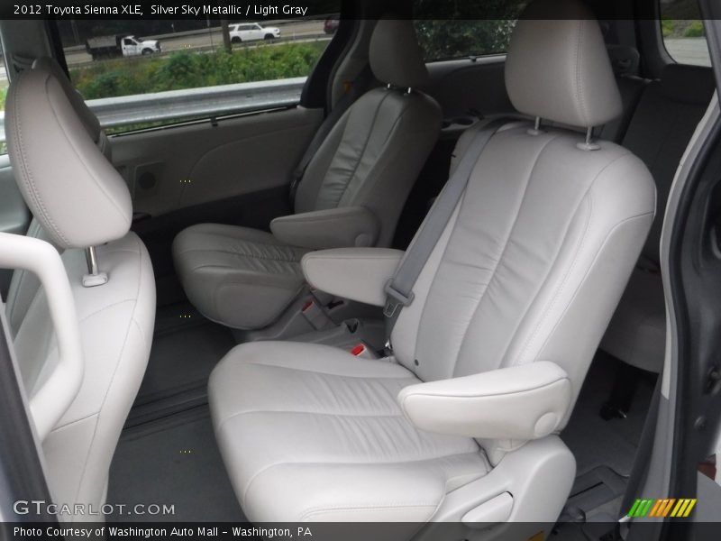 Silver Sky Metallic / Light Gray 2012 Toyota Sienna XLE