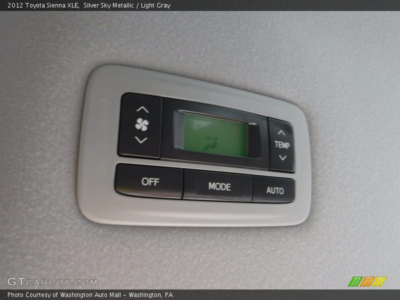 Silver Sky Metallic / Light Gray 2012 Toyota Sienna XLE