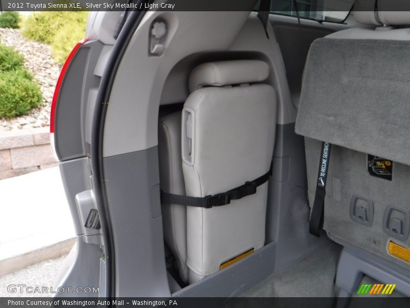 Silver Sky Metallic / Light Gray 2012 Toyota Sienna XLE