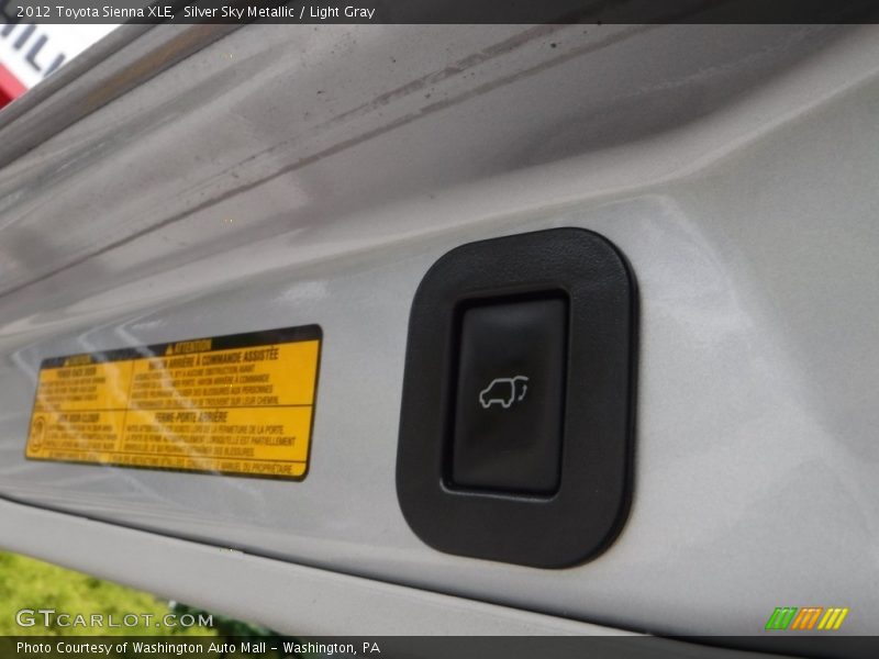 Silver Sky Metallic / Light Gray 2012 Toyota Sienna XLE