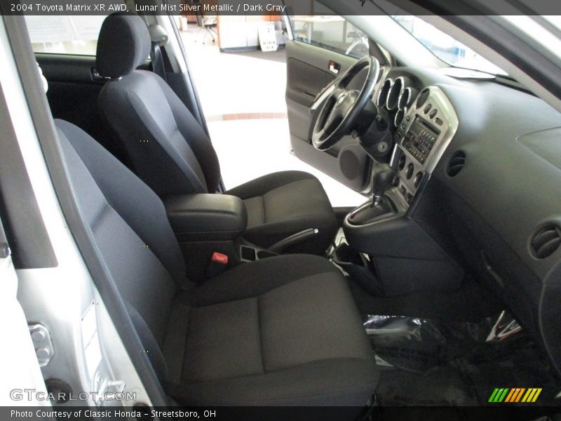 Front Seat of 2004 Matrix XR AWD