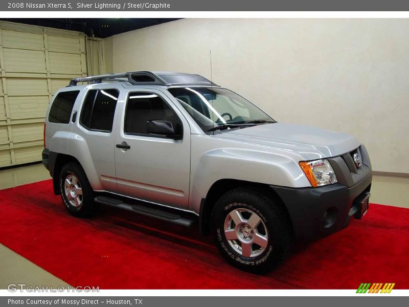 Silver Lightning / Steel/Graphite 2008 Nissan Xterra S