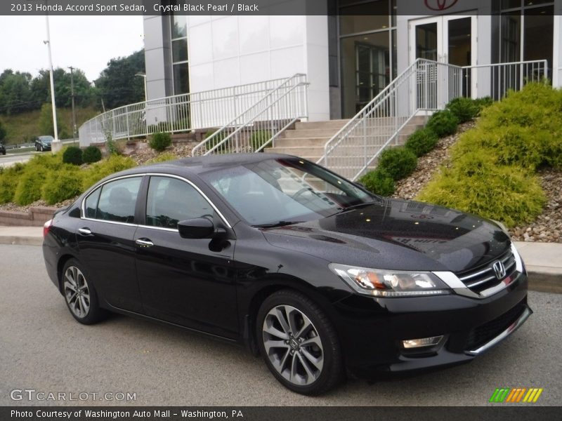 Crystal Black Pearl / Black 2013 Honda Accord Sport Sedan