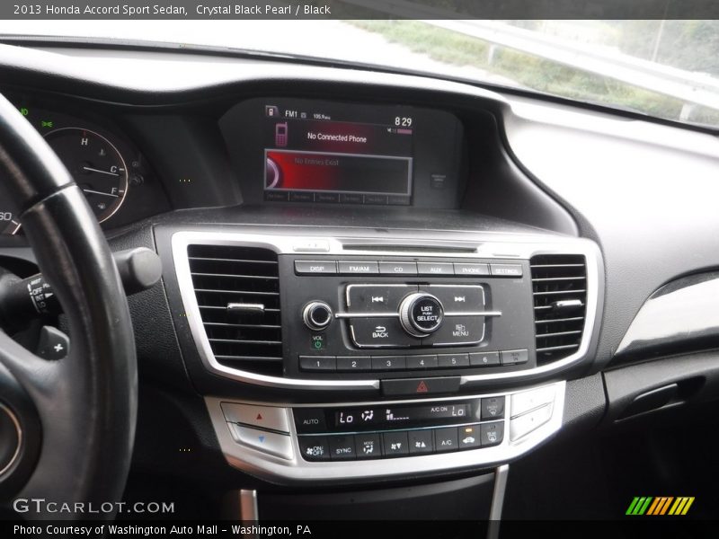 Crystal Black Pearl / Black 2013 Honda Accord Sport Sedan
