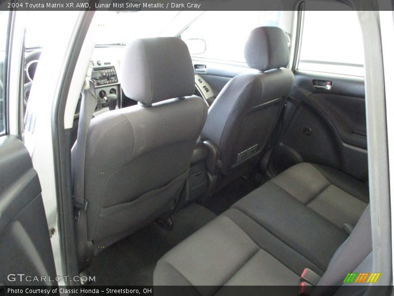 Rear Seat of 2004 Matrix XR AWD